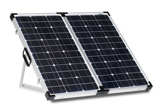 Hoja blanca cerradura del panel solar de 80 vatios y marco anodizado manija de la aleación de aluminio