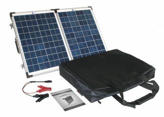 Azul que dobla los paneles solares, amortiguador eficiente portátil de la luz del sol del panel solar de 120 vatios