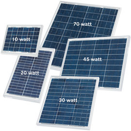 Eficacia alta de los 30 del vatio paneles solares del silicio para el sensor de movimiento solar de la luz de calle