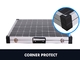equipos que acampan de cristal plegables de los paneles solares de 160W 200W 400w