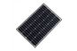 40 vatios mono picovoltio solar negro artesonan alto la cubierta de cristal moderada de la transmitencia hierro bajo