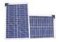 Eficacia alta 20 vatios el panel solar de 12 voltios con el alambre del clip de cocodrilo de 5 metros