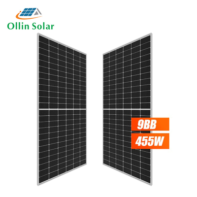 Impermeabilice el panel solar 400W 420W 430W 440W 450W de 144 células de la mitad