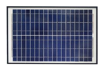 12V el panel solar azul, el panel solar del silicio policristalino con el clip de cocodrilo