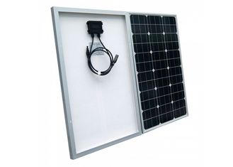 El mono módulo solar del marco blanco/los paneles solares portátiles carga para el intermitente de la luz de calle