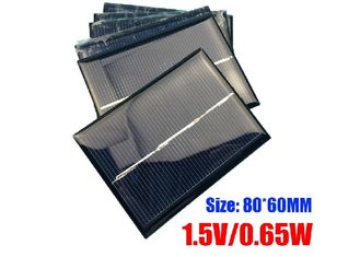 Los paneles solares del silicio policristalino de la dimensión de 60 x de 80m m para la luz portátil del jardín