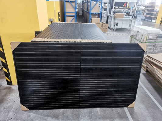 comprar Panel solar negro lleno 450w 455w 460w de la prenda impermeable IP65 el mono online manufacture