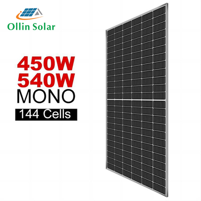 comprar el mono panel solar de la media célula 550W anodizó el panel de energía solar del marco de la aleación de aluminio online manufacture