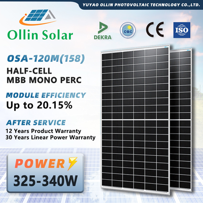 comprar De rejilla el sistema eléctrico solar para el hogar utilizó los mono paneles solares 320w 330w 340w 350w 355w online manufacture