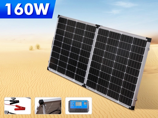 comprar equipos que acampan de cristal plegables de los paneles solares de 160W 200W 400w online manufacture