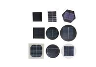 células solares policristalinas monocristalinas redondas del panel solar de 1w 2w