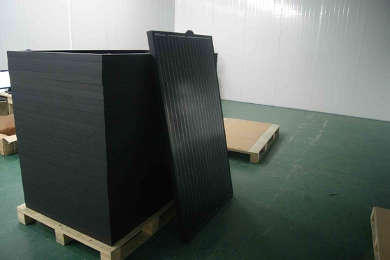comprar paneles solares de 300w 330w los mono completamente negros con el backsheet negro del negro del capítulo todo el negro online manufacture