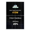 El mono panel solar fotovoltaico negro lleno de Perc 9bb picovoltio para la Sistema Solar casera