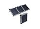 El Portable que doblaba los paneles solares/el panel solar cristalino instaló previamente el regulador