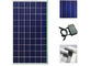 Los paneles solares del silicio de la energía limpia 260 vatios, los paneles solares del negro del sistema casero