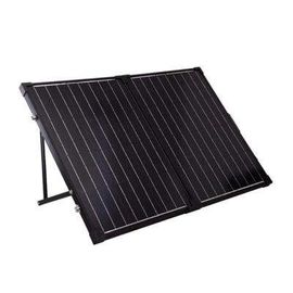 Los paneles solares negros del picovoltio de 120 vatios/el panel solar plegable con la manija del metal