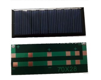El panel solar de epoxy 2v 0.6w del OEM del silicio del tablero de la batería policristalina de Diy