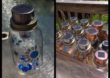 El mini panel solar redondo de la resina de epoxy que carga para las tapas ligeras solares plásticas