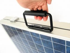 Protección contra la luz que dobla los paneles solares con los pies de goma antirresbaladizos
