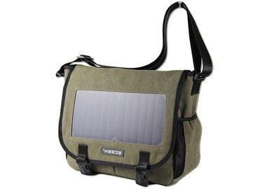 Cargador portátil hecho salir USB accionado solar material de Bookbag del poliéster para el teléfono celular