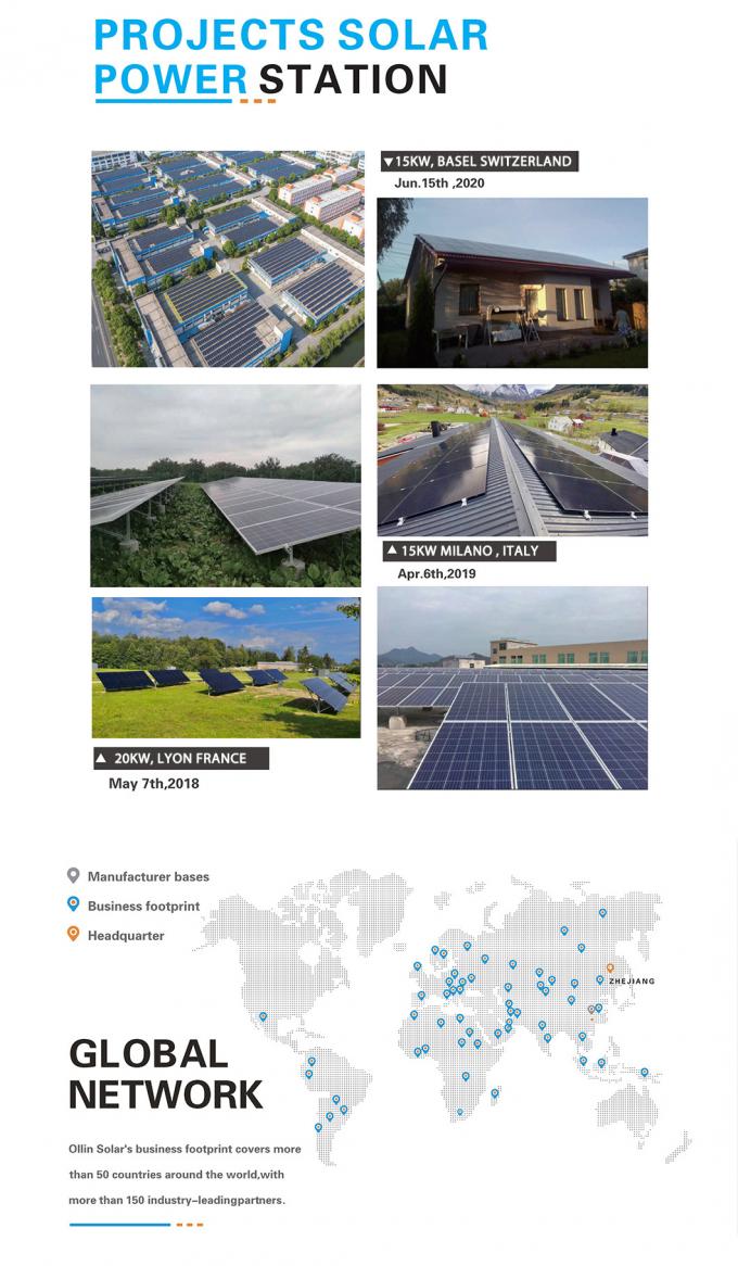 El panel solar Kit For Homes 445W 450W 455W 460W de la mono media célula negra completa 11