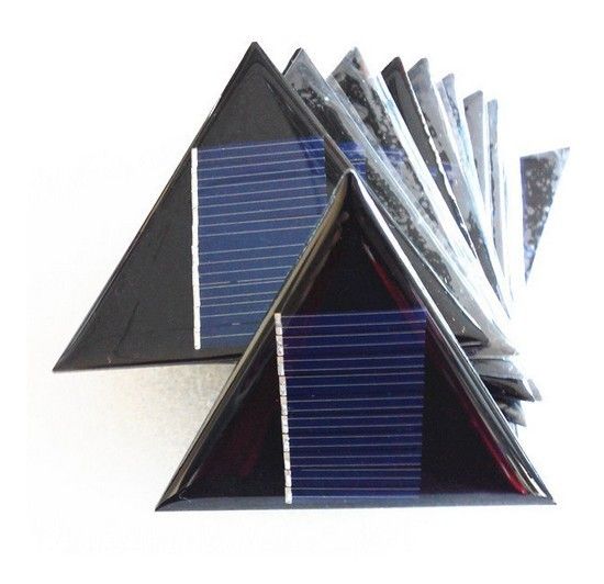 El cuadrado del hexágono del triángulo forma el panel solar 1w 3W 5w de la resina de epóxido 5v 0
